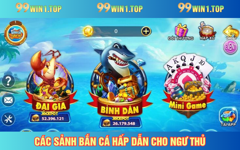 Phòng game cơ bản dành cho người chơi