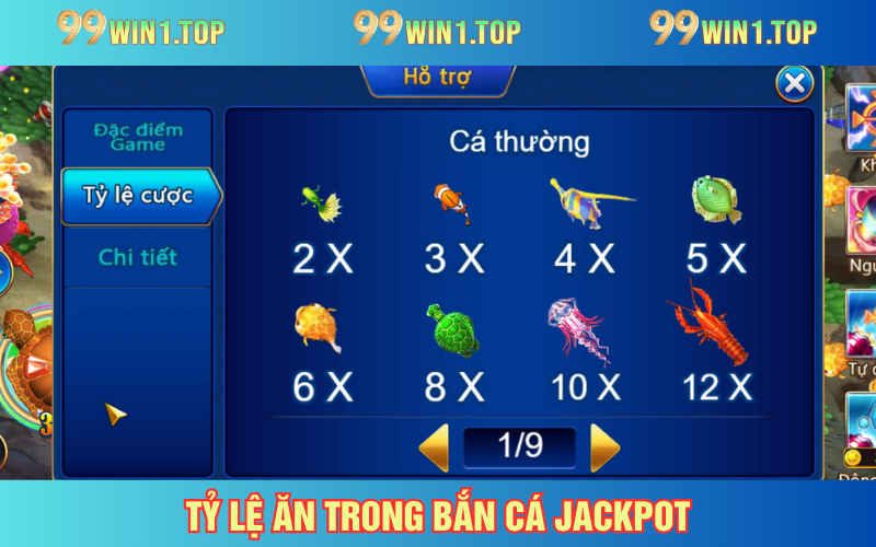 Tỷ lệ thanh toán của bắn cá jackpot
